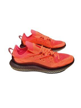 ✨Adidas 4D Midsole Fusio Sz 10 Men's Athletic Shoes Sneakers Orange Pink FY5929✨